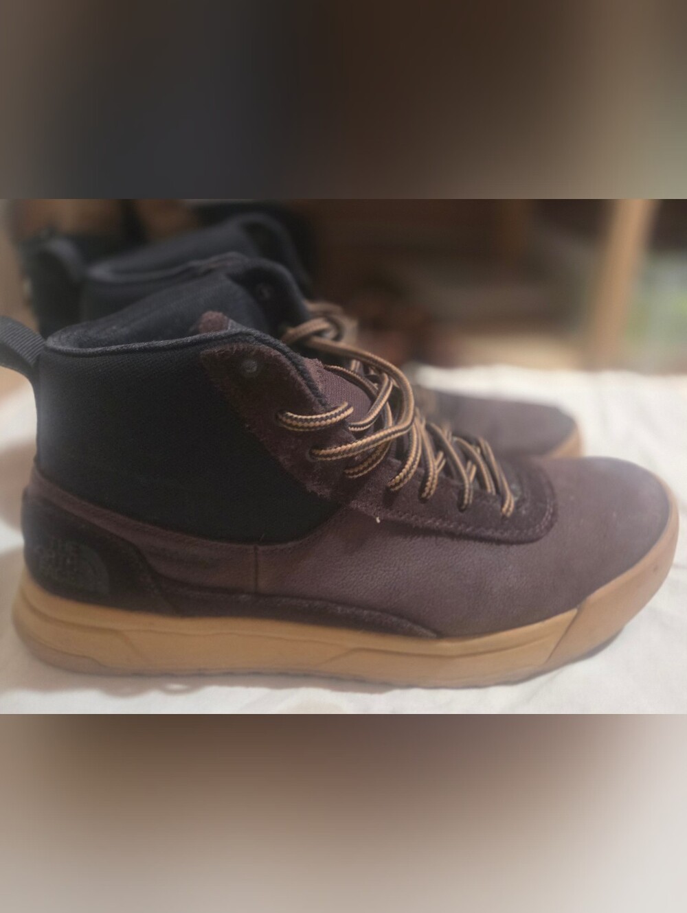 Men's Brown Lace-Up Casual Boots The North Face